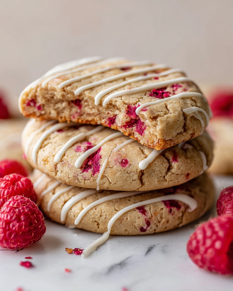 Raspberry Almond Cookies Recipe - Recipe Image
