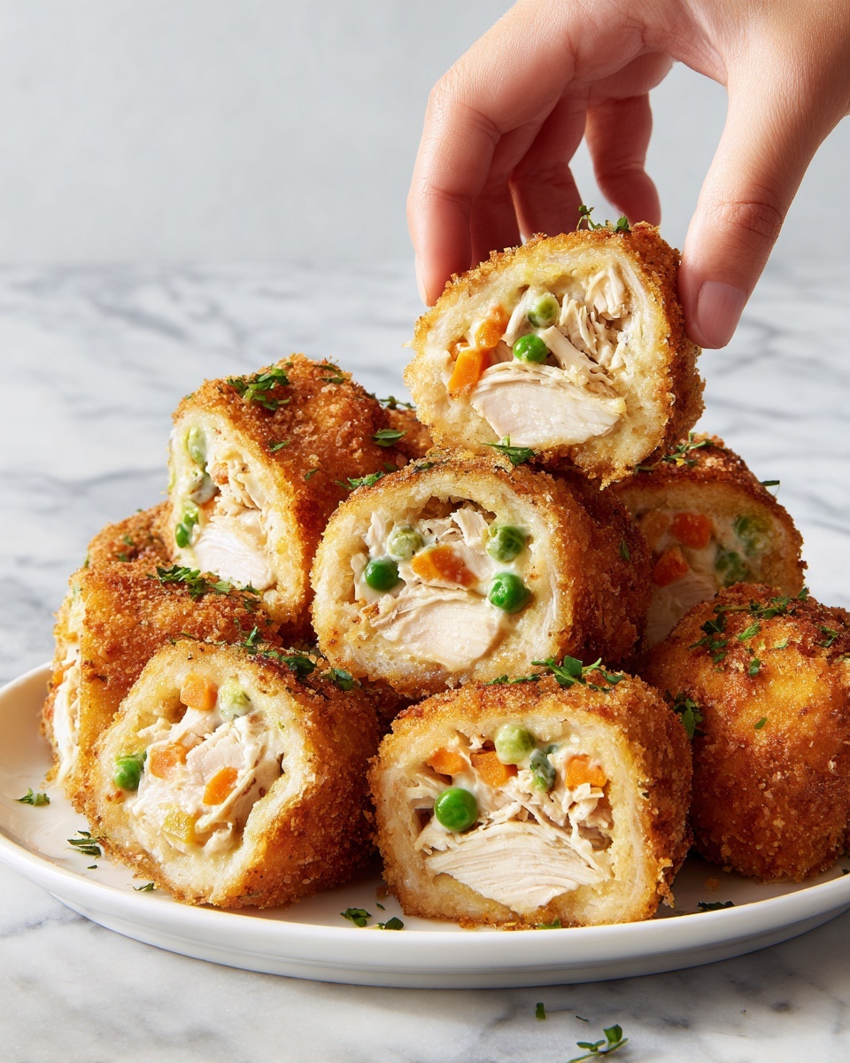 Chicken Pot Pie Croquettes Recipe - Recipe Image