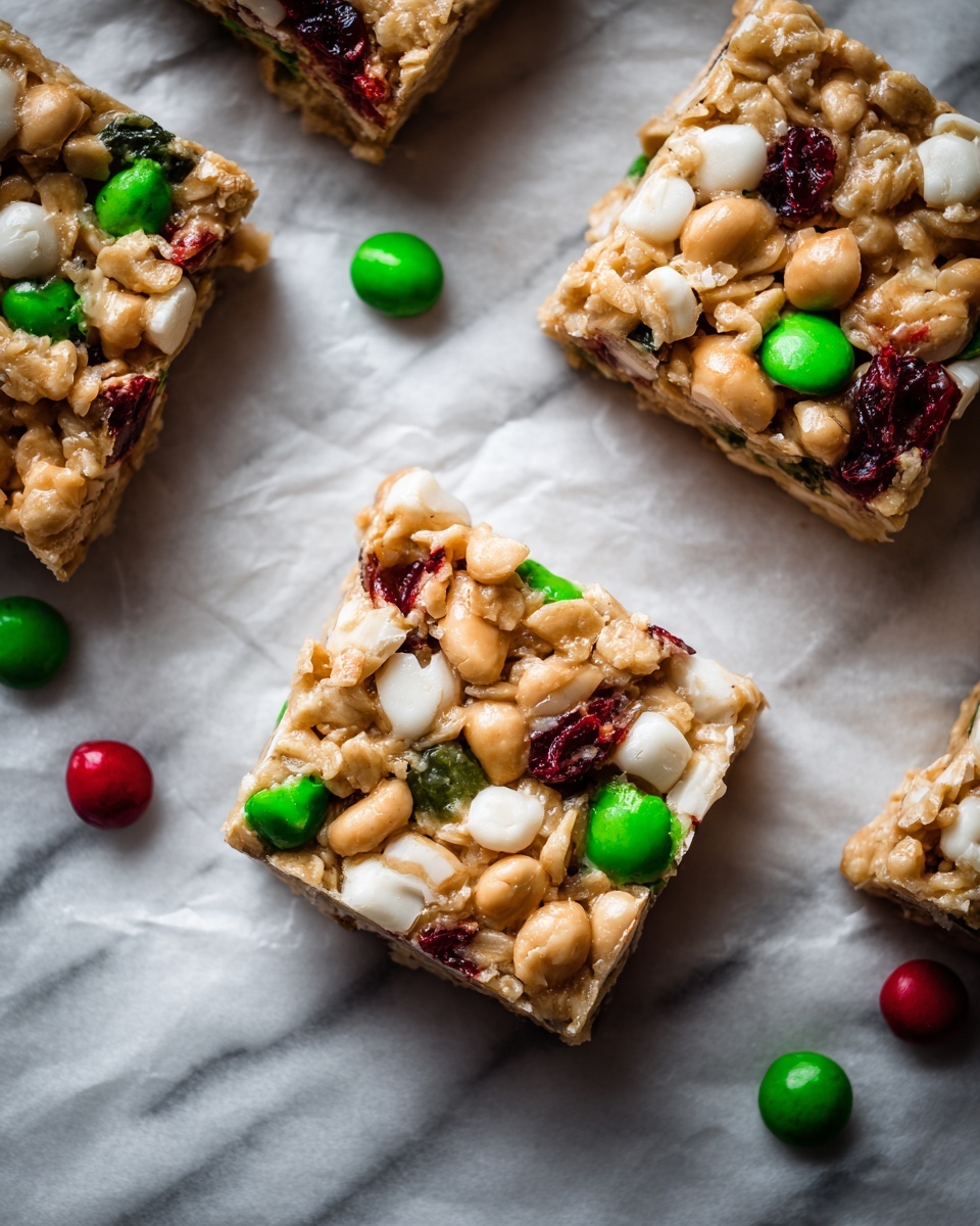 No-Bake Peanut Butter Crunch Treats Recipe - Recipe Image