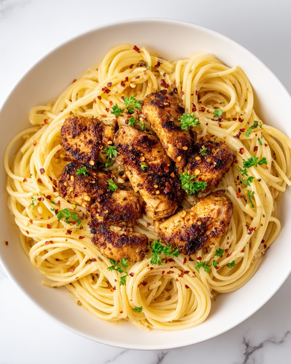 Cowboy Butter Chicken Linguine Recipe - Recipe Image