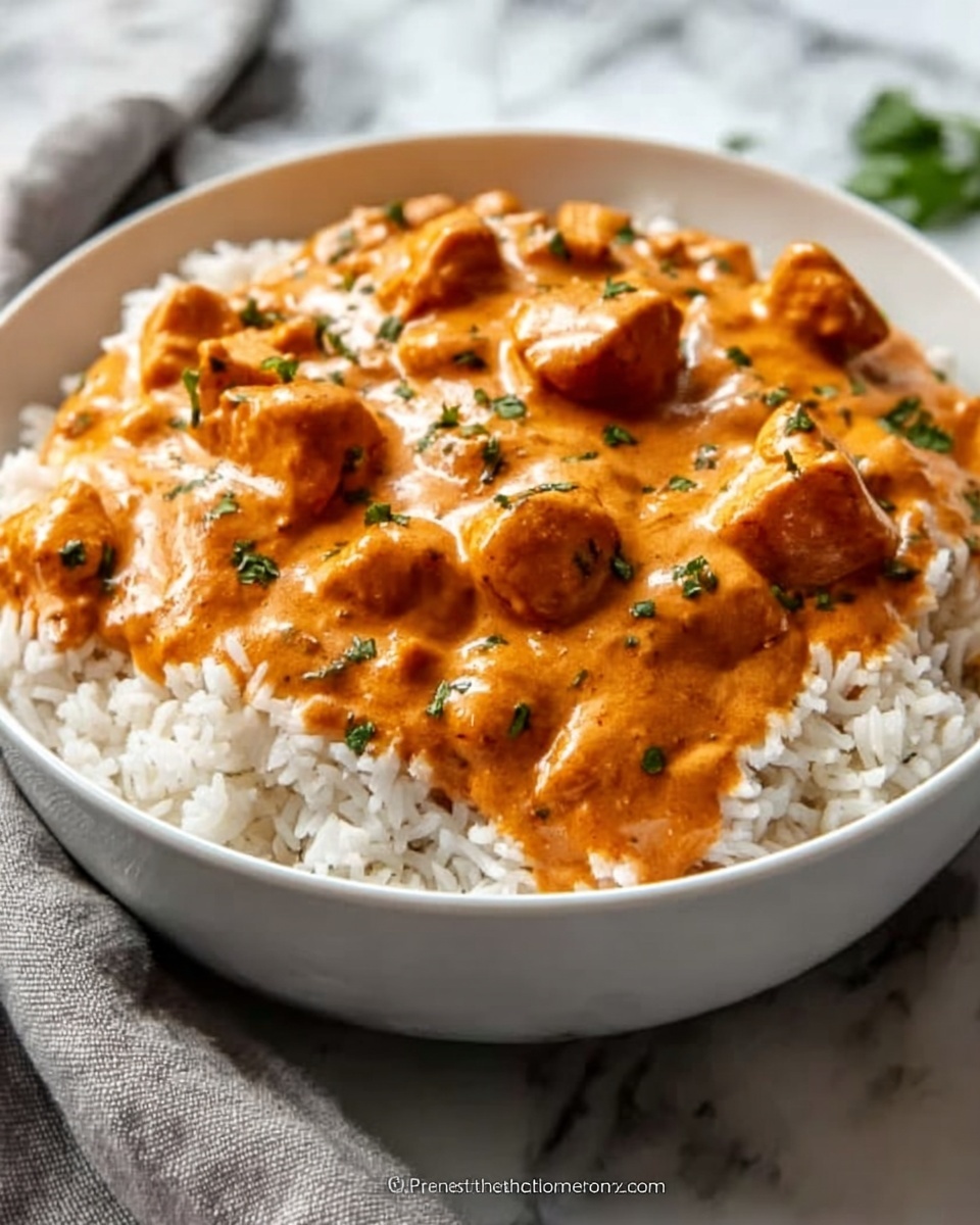Creamy Smothered Chicken and Rice Recipe - Recipe Image