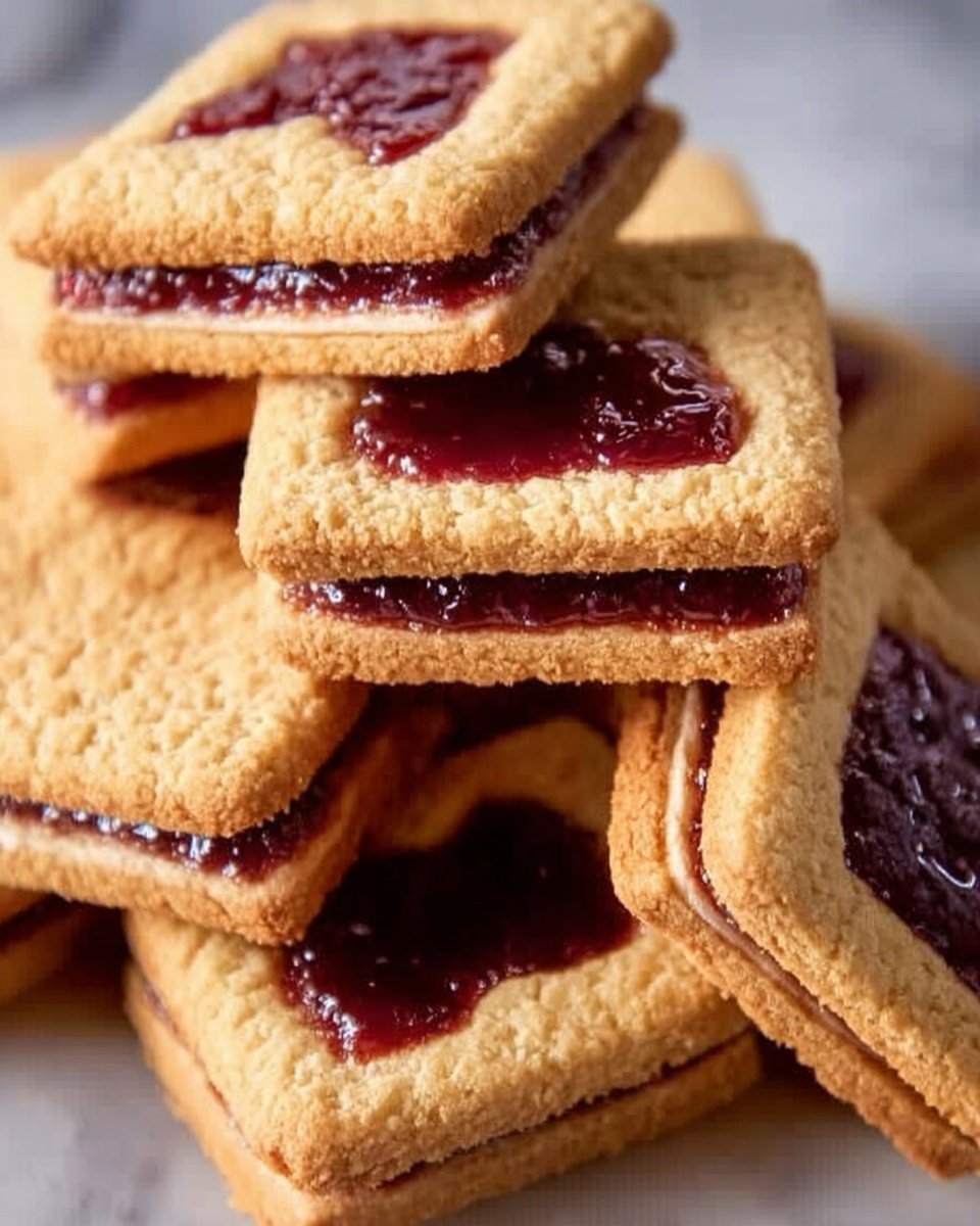 Peanut Butter and Jelly Sandwich Cookies Recipe - Recipe Image