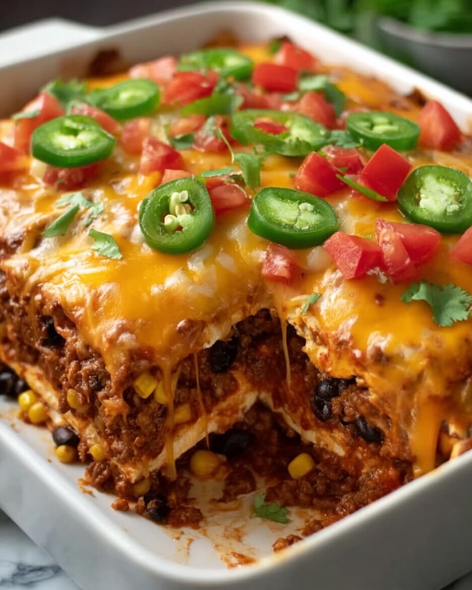 Beef Enchilada Casserole Recipe - Recipe Image