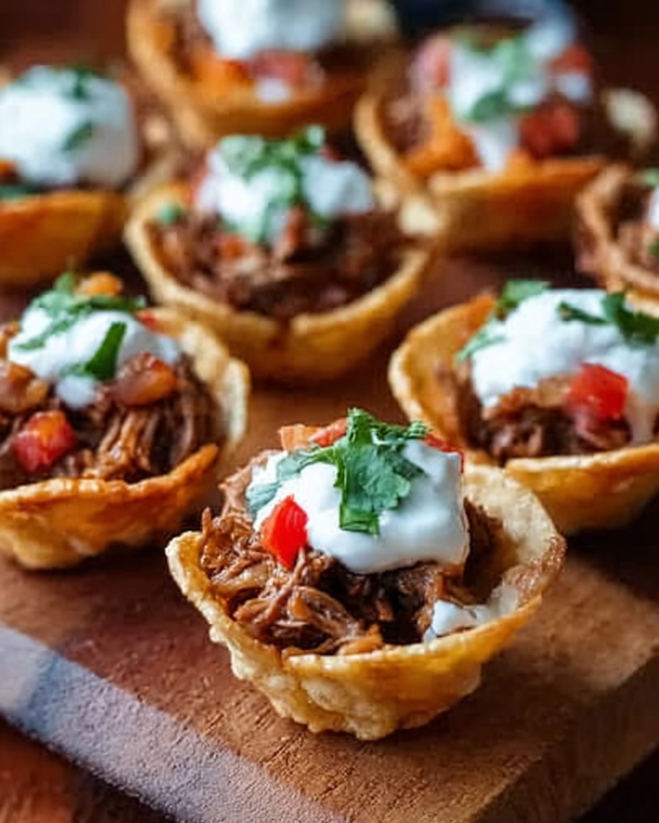 Red, White, and Blue Taco Bites Recipe - Recipe Image