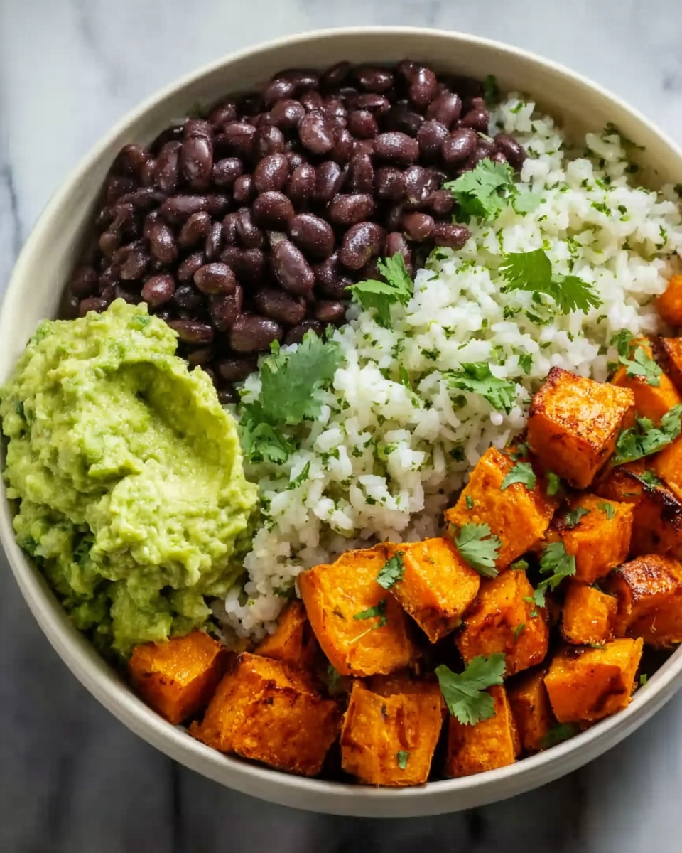 Vegan Burrito Bowls with Black Beans Recipe - Recipe Image
