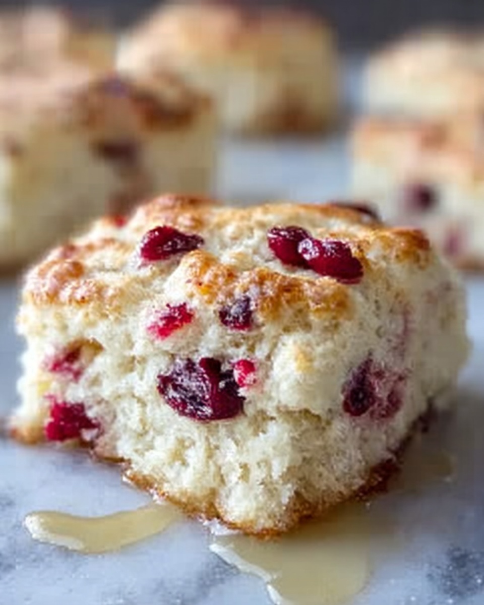 Cranberry Orange Swim Biscuits Recipe - Recipe Image