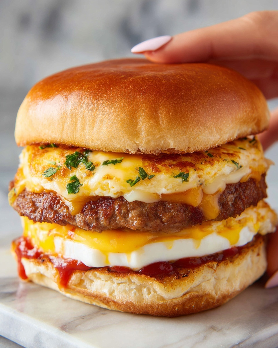 Lasagna Burger Recipe - Recipe Image