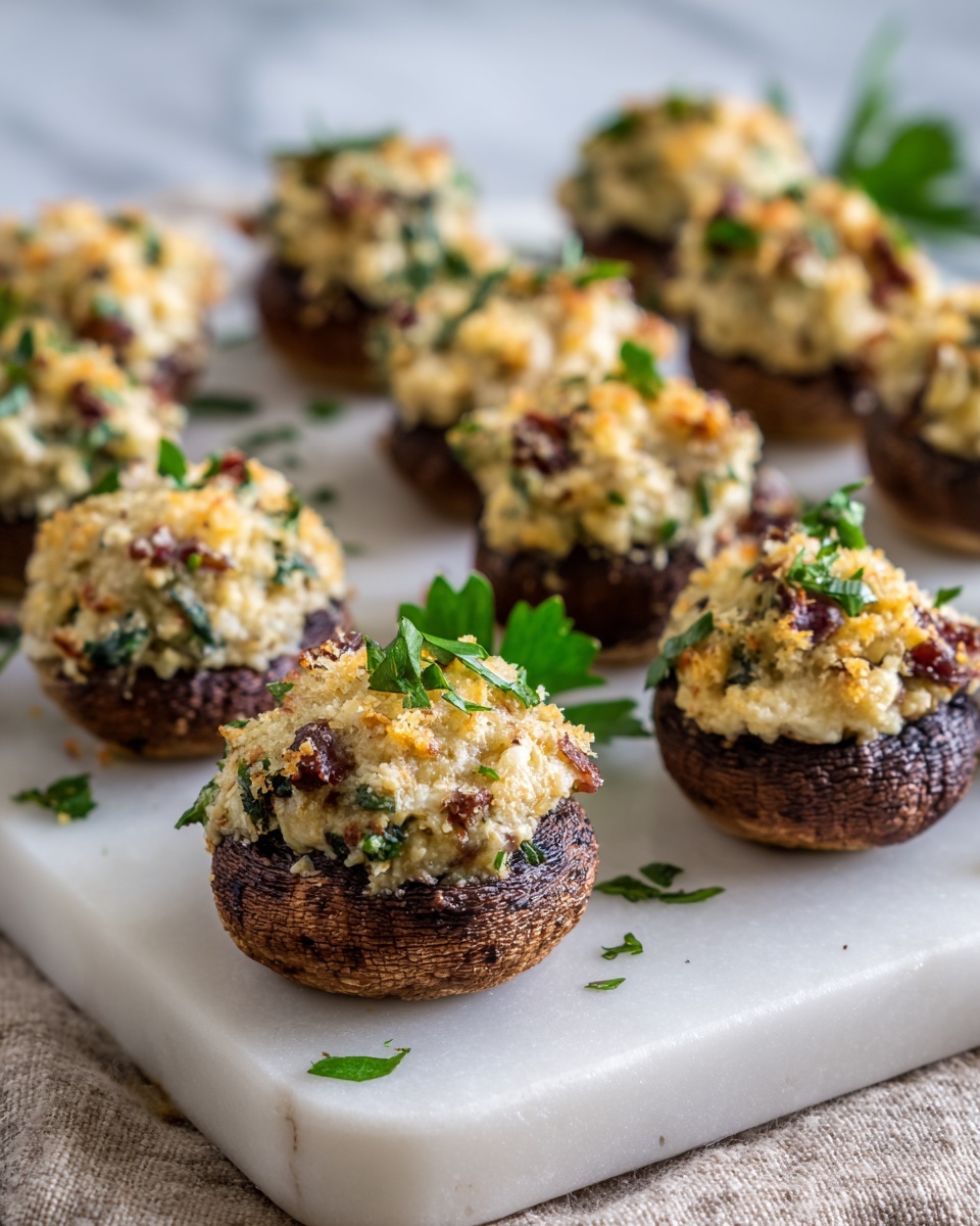 Stuffed Mushrooms Recipe - Recipe Image