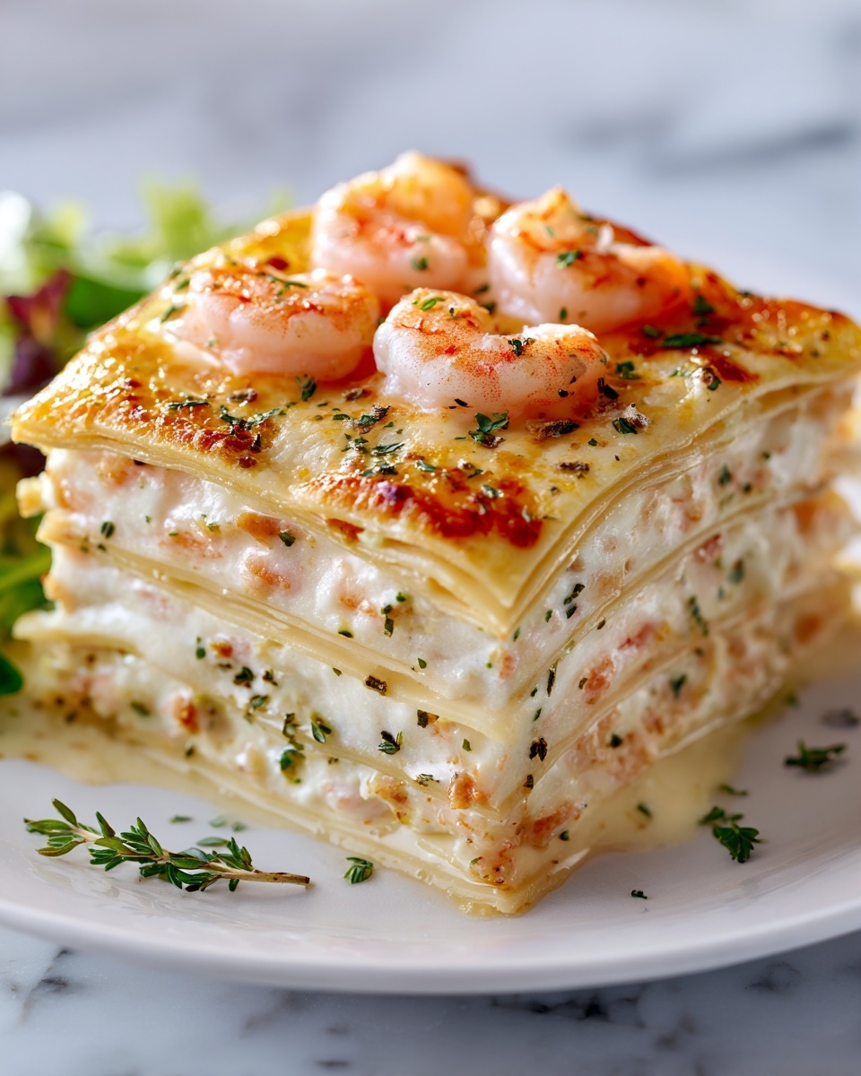 Seafood Lasagna with Shrimp & Crab Recipe - Recipe Image