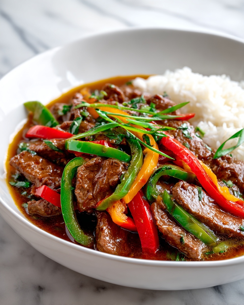 Pepper Steak Stir Fry Recipe - Recipe Image