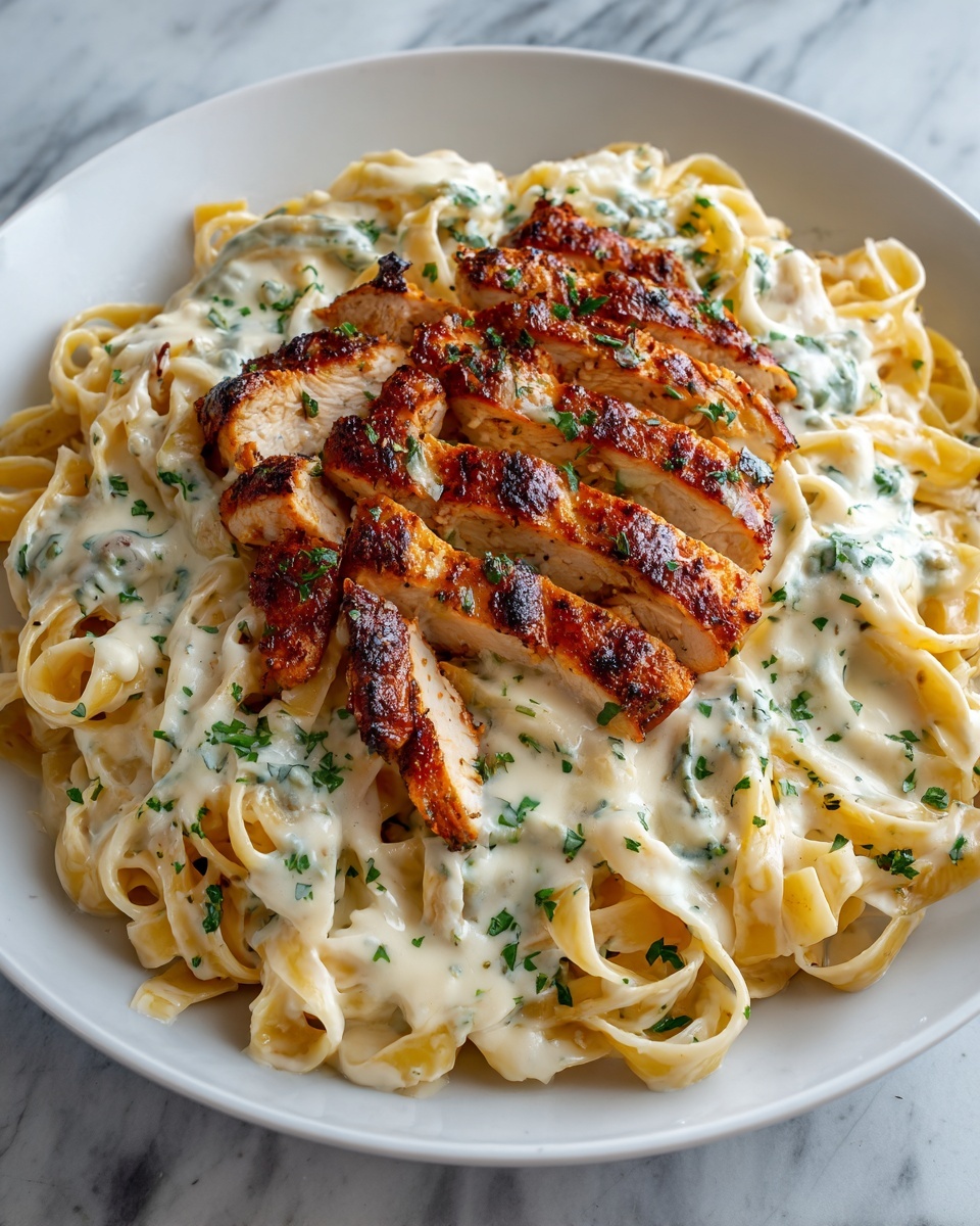 Blackened Chicken Alfredo Recipe - Recipe Image