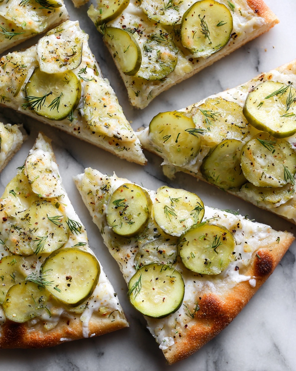 Dill Pickle Focaccia Bread Recipe - Recipe Image