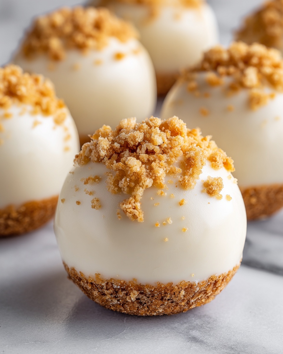 No-Bake Peanut Butter Cheesecake Balls Recipe - Recipe Image