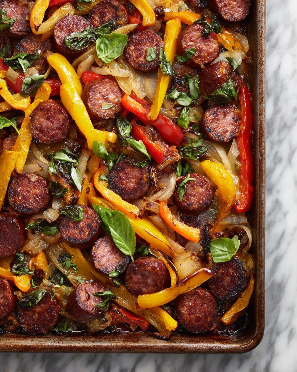 Sausage and Roasted Bell Peppers Recipe - Recipe Image