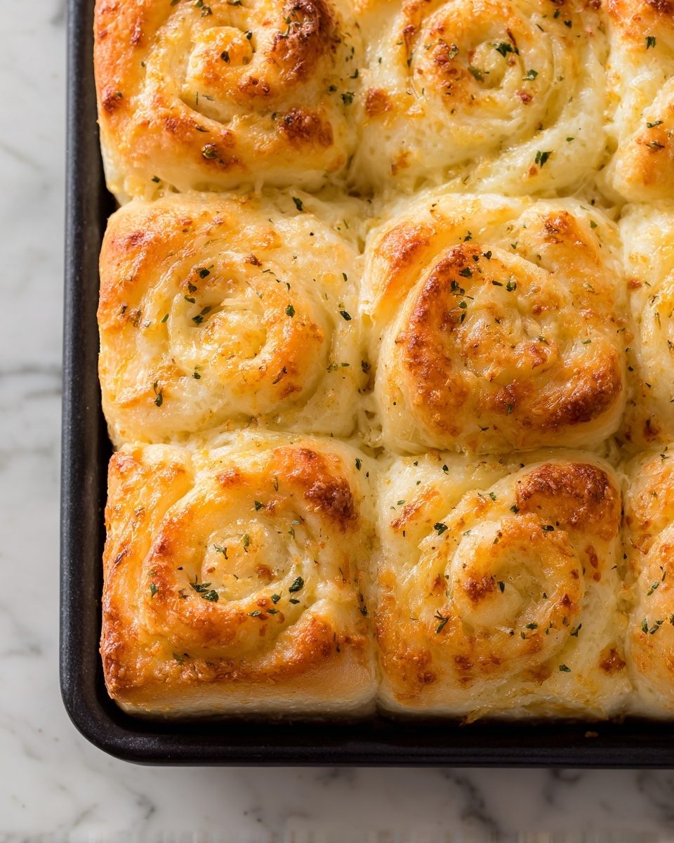 Cheesy Garlic Butter Rollups Recipe - Recipe Image