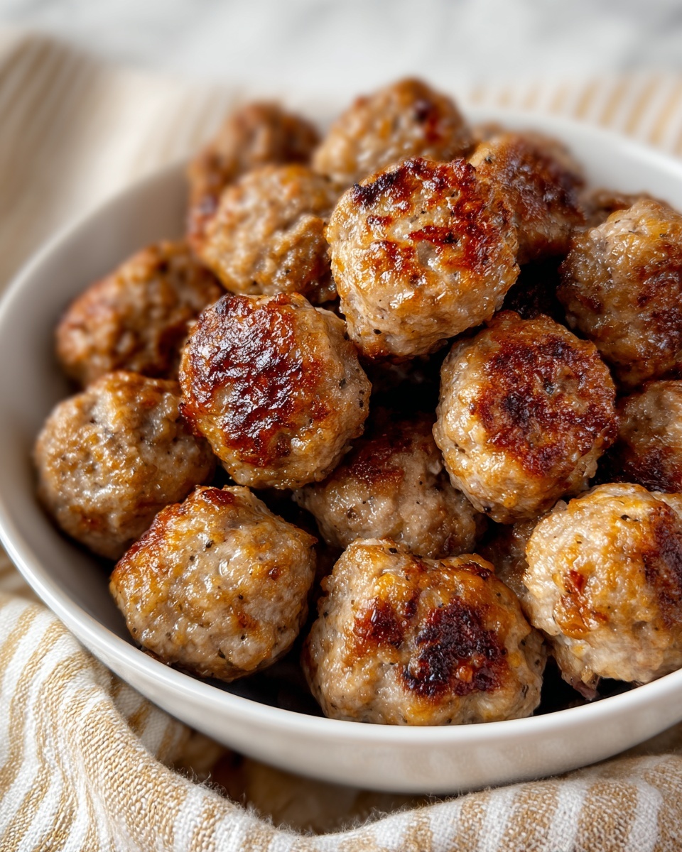Cream Cheese Sausage Balls Recipe - Recipe Image