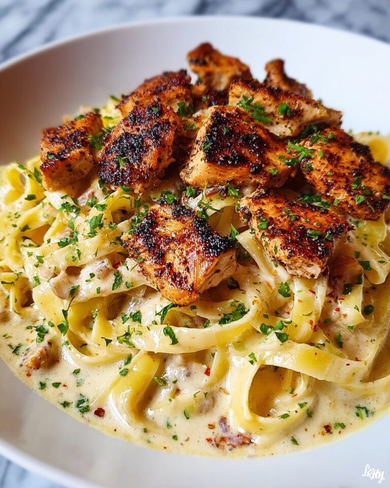Cajun Chicken Fettuccine Alfredo Recipe