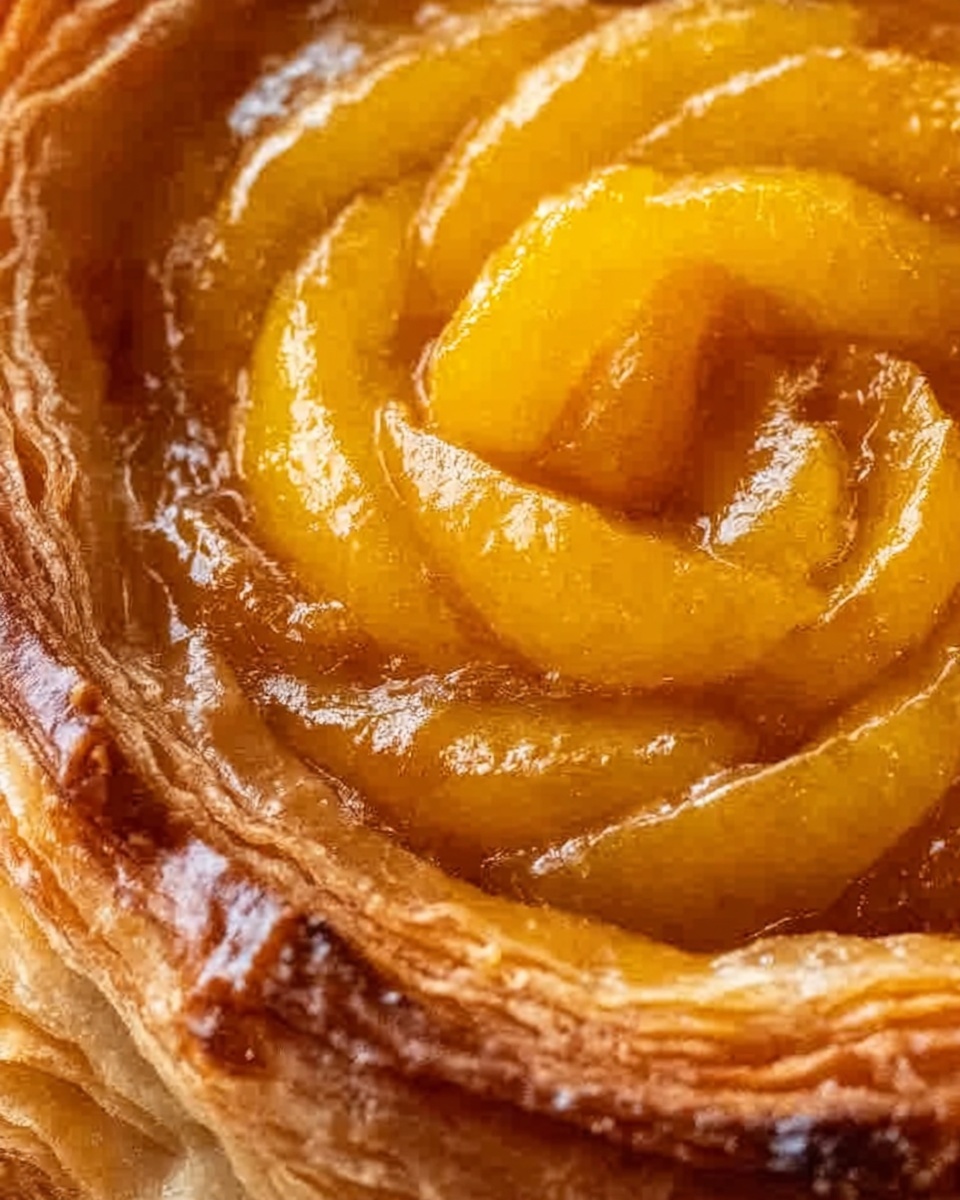 Peach Pie Cinnamon Rolls Recipe - Recipe Image