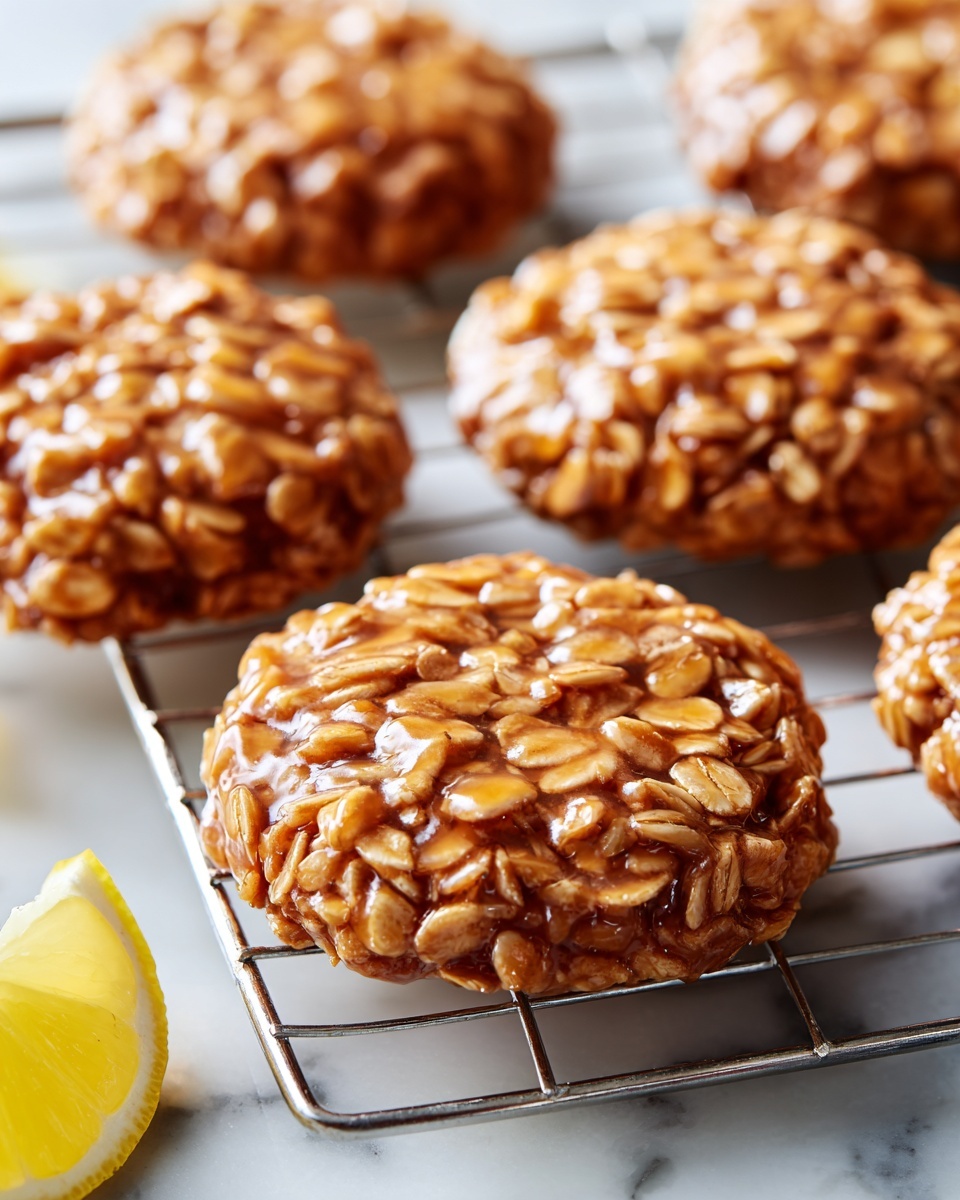 Lemon Oatmeal No Bake Cookies Recipe - Recipe Image