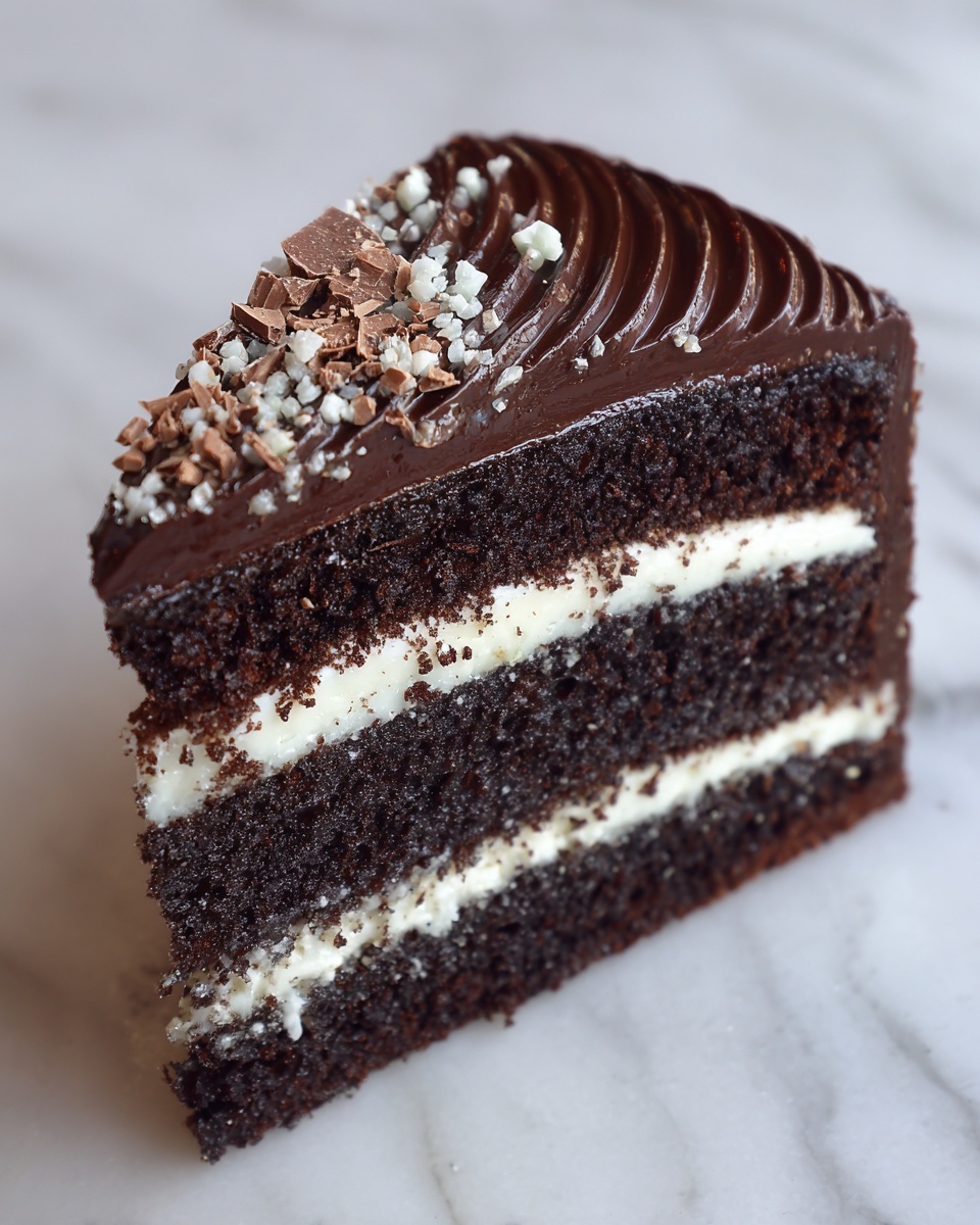 Hershey’s Chocolate Cake with Cream Cheese Filling Recipe - Recipe Image