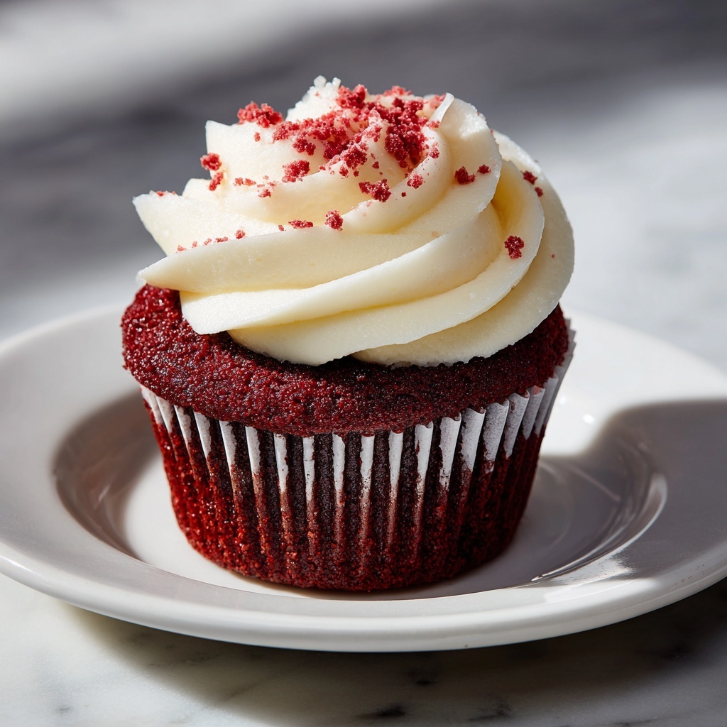 Red Velvet Cheesecake Cupcake Recipe - Recipe Image