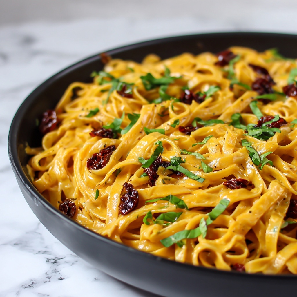 Creamy Sun-Dried Tomato Fettuccine Recipe - Recipe Image