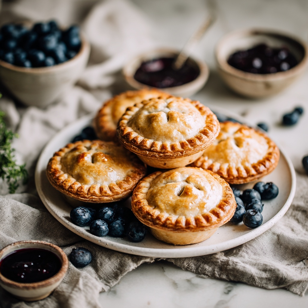Irresistible Air Fryer Blueberry Hand Pies Recipe - Recipe Image