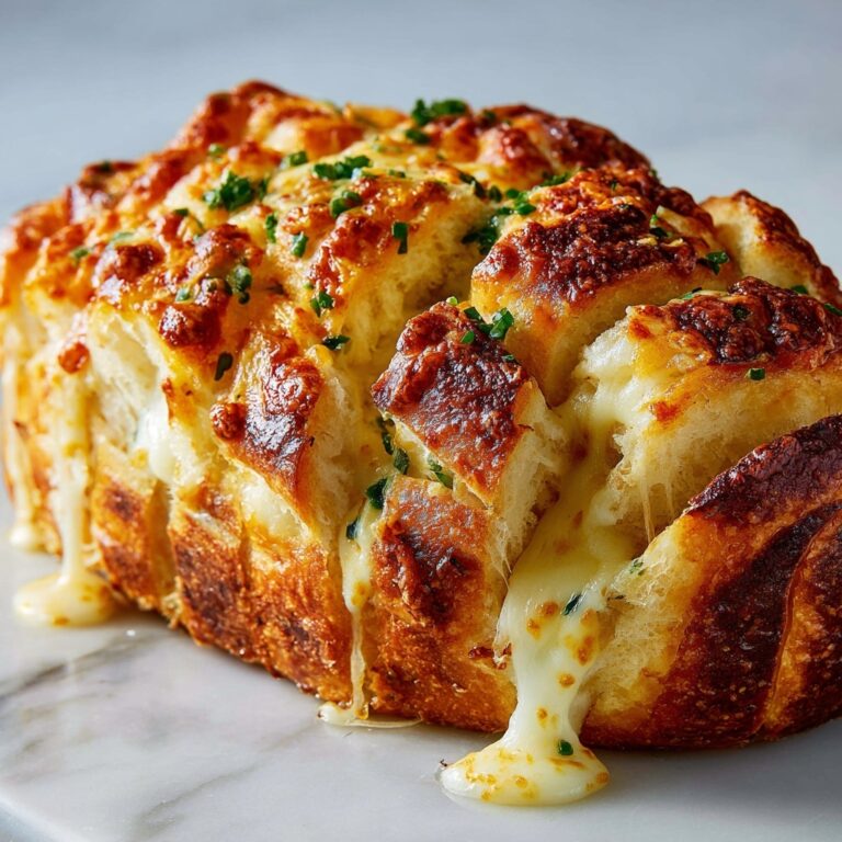 Cheesy Pull-Apart Garlic Bread Recipe