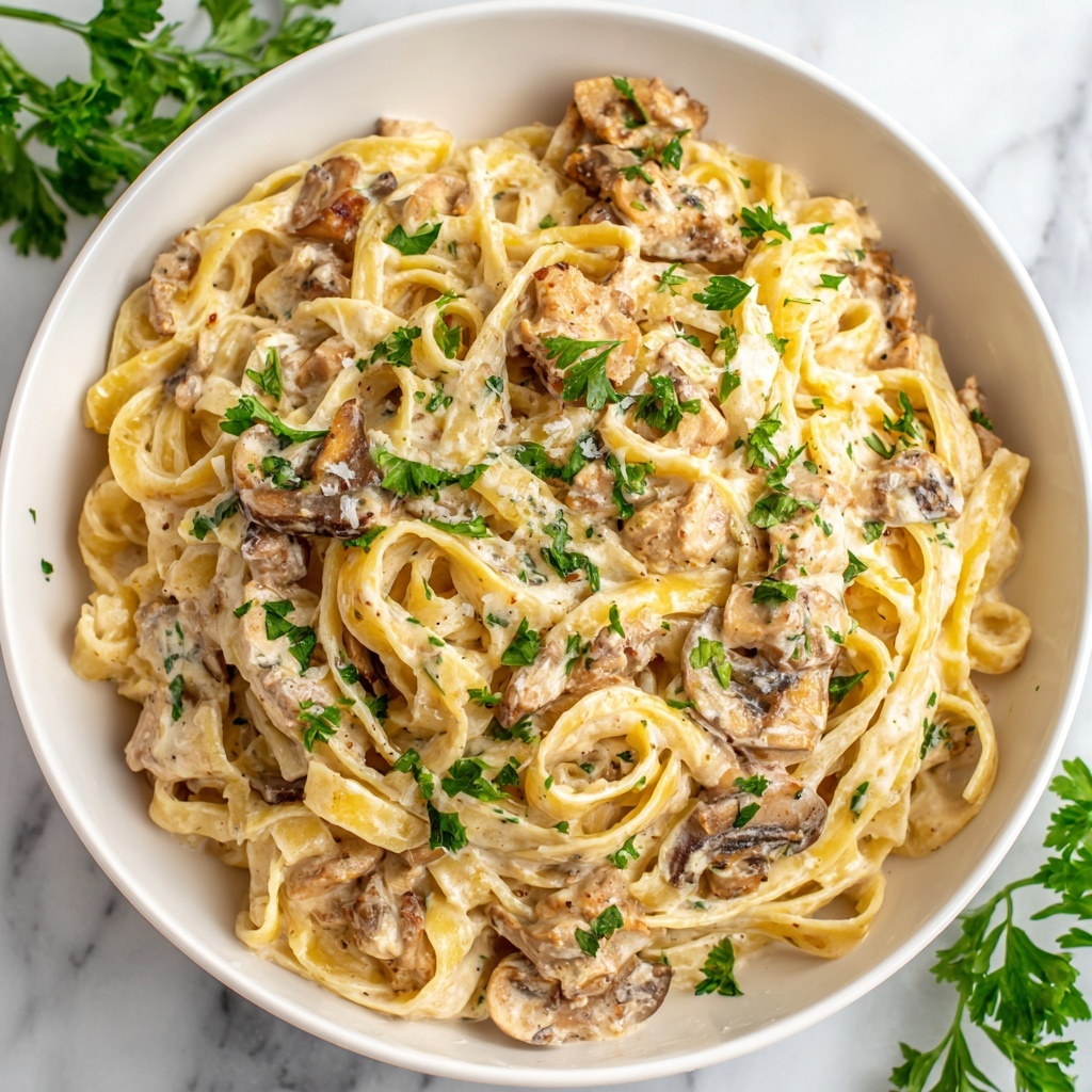 Creamy Ground Beef Alfredo Pasta Recipe - Recipe Image
