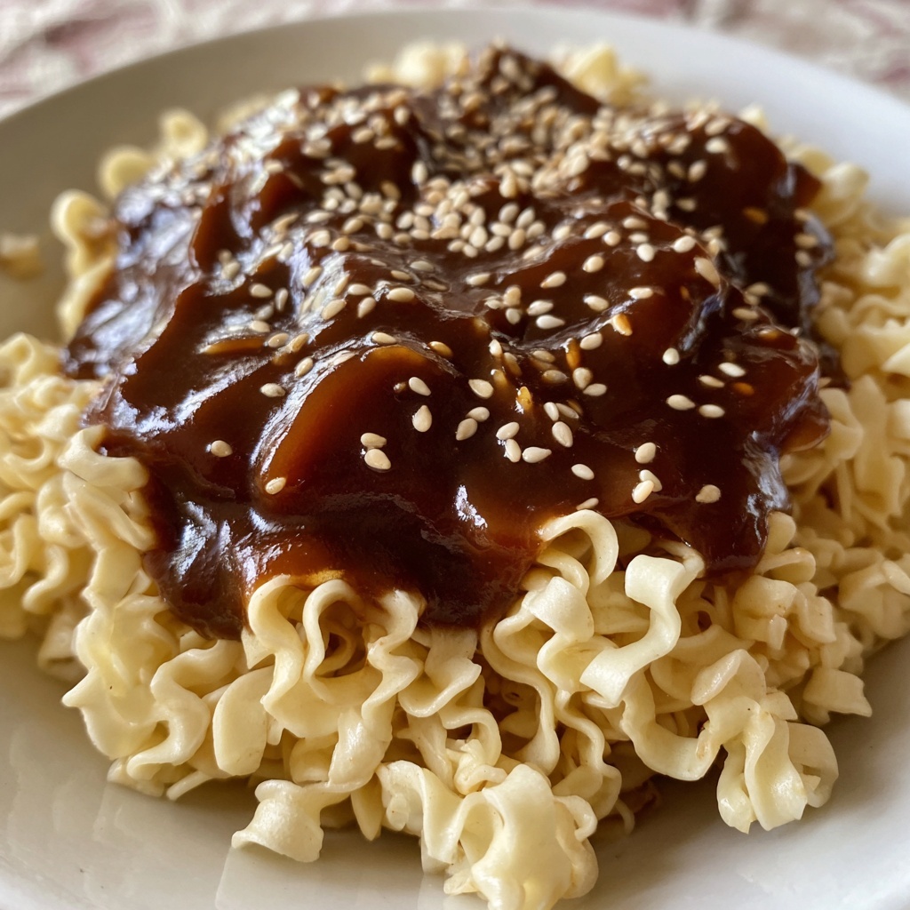 Sweet & Spicy Ramen Noodles Recipe - Recipe Image