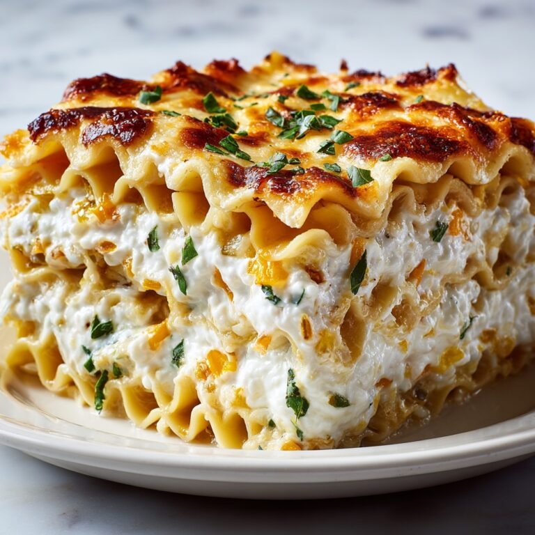 Shrimp Lasagna with White Sauce and Cheese Recipe