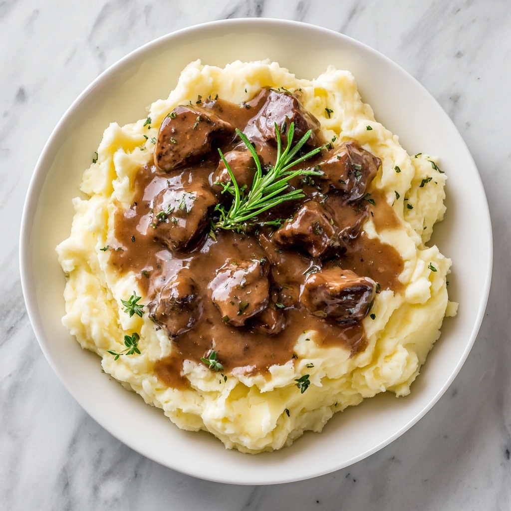 Beef Gravy Potatoes Recipe - Recipe Image