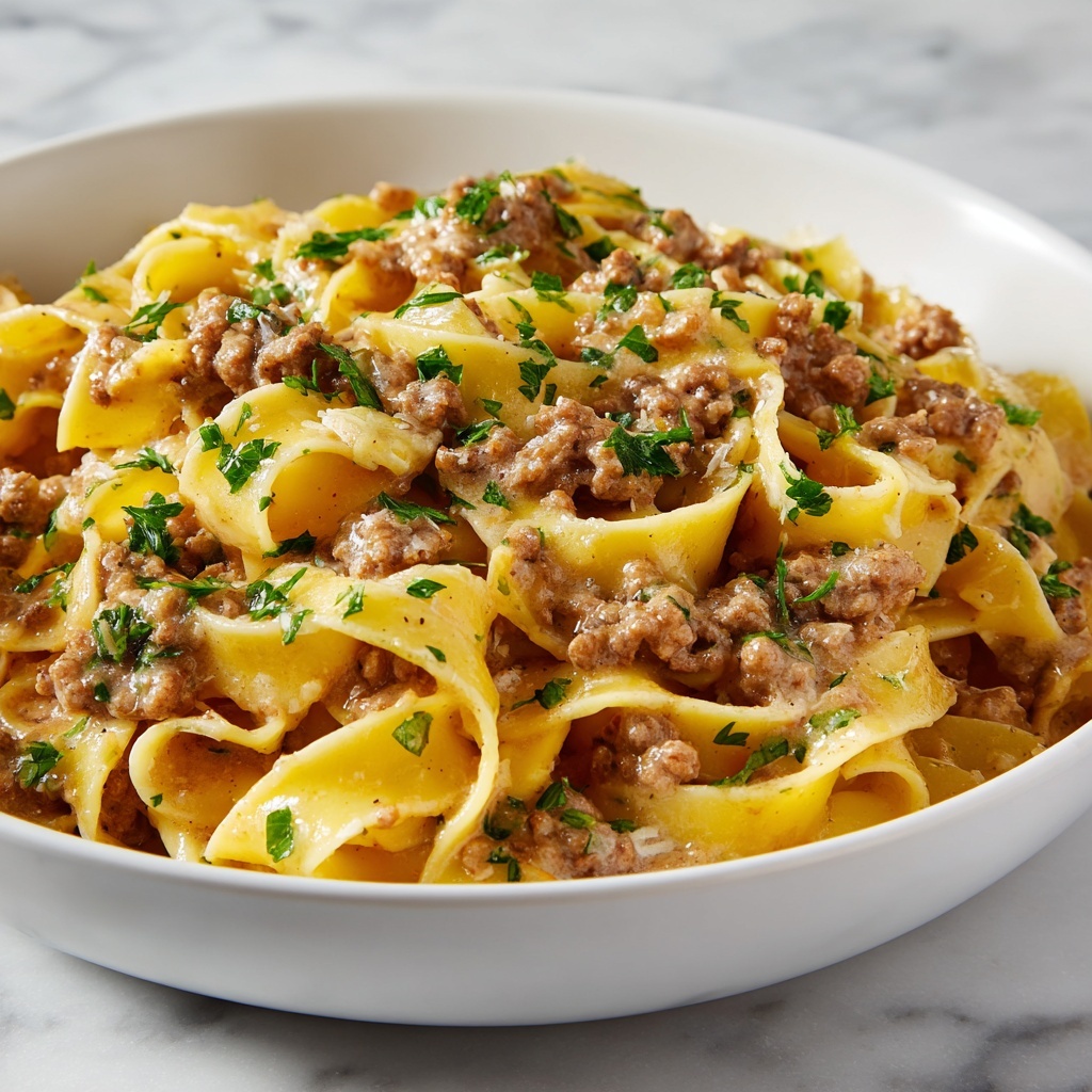 Easy Beef and Noodles Recipe - Recipe Image