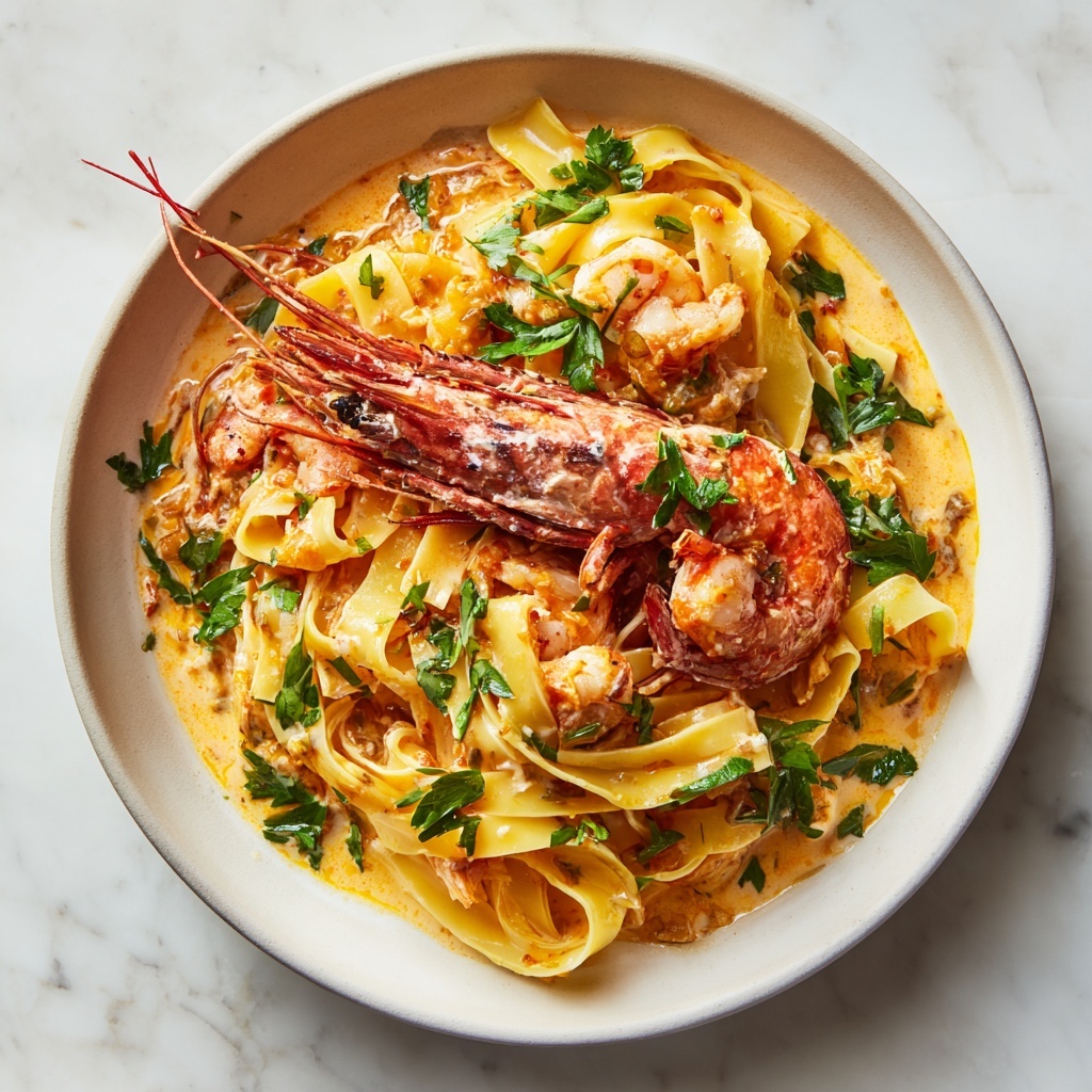 Creamy Lobster Curry Pasta: An Amazing Ultimate Recipe - Recipe Image
