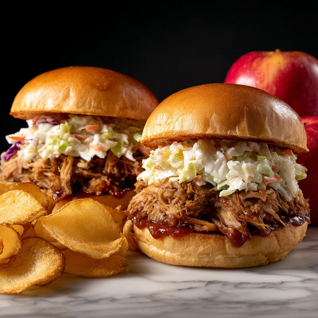 Crockpot BBQ Pulled Chicken Sandwiches Recipe - Recipe Image