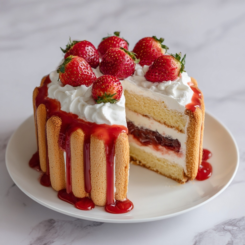 Strawberry Cheesecake Pound Cake Recipe - Recipe Image
