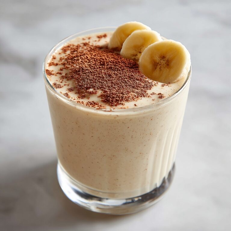 Creamy Vanilla Cinnamon Banana Smoothie Recipe