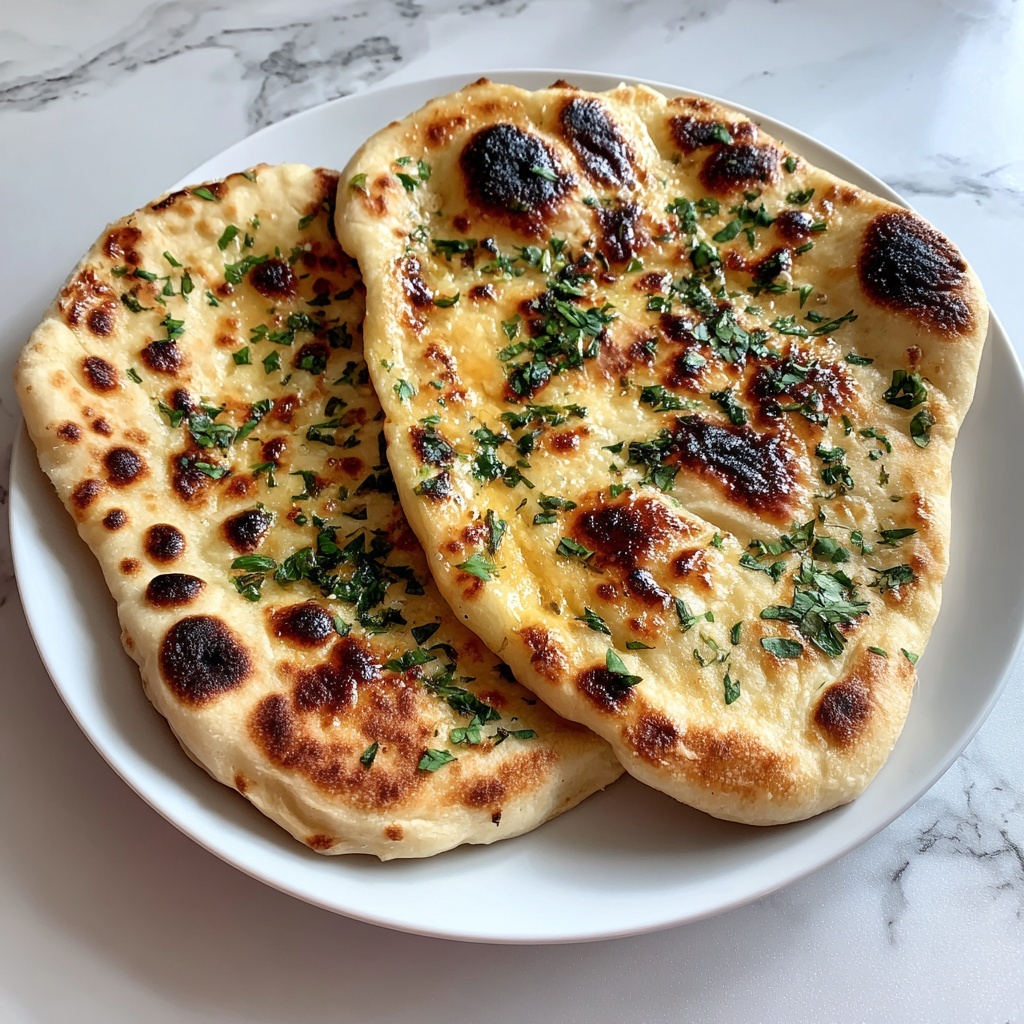 Homemade Naan Bread Recipe - Recipe Image