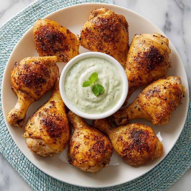 Peruvian-Style Roast Chicken with Green Sauce Recipe