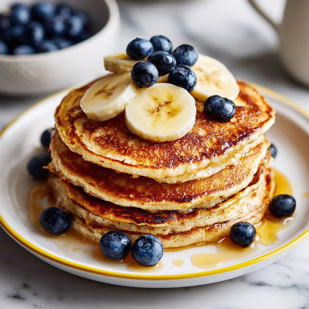 Fluffy Greek Yogurt Pancakes Recipe - Recipe Image