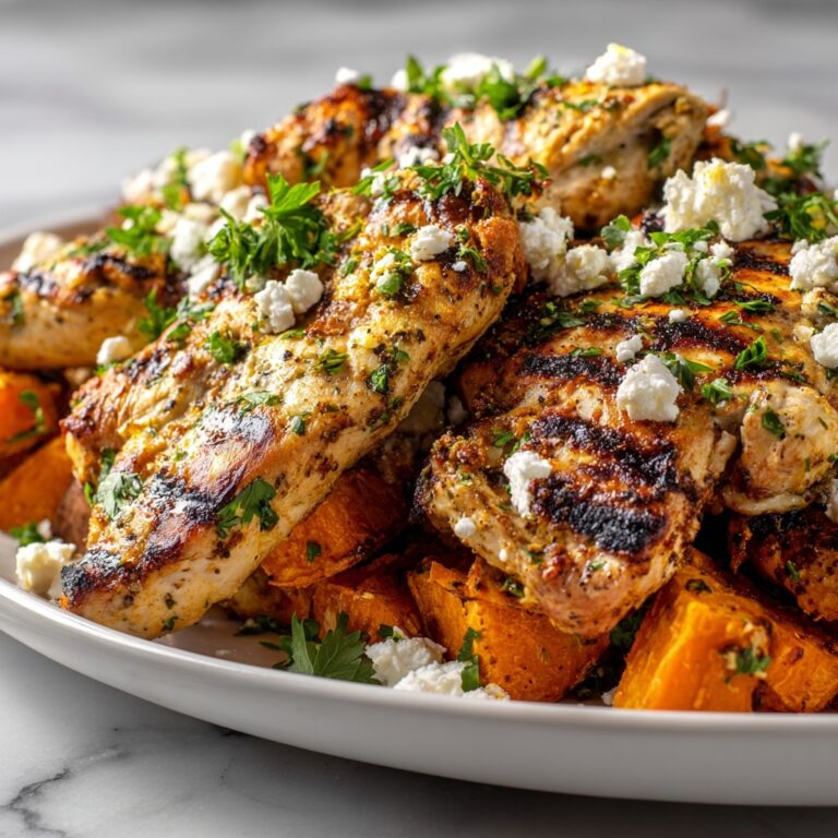 Baked Chicken with Crispy Feta and Vinaigrette Recipe