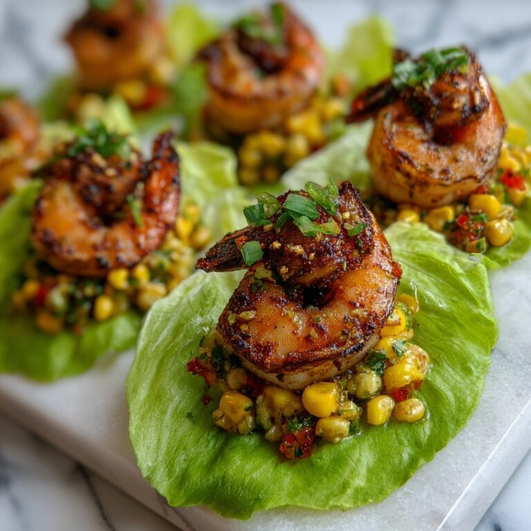 Healthy Taco Shrimp Lettuce Wraps Recipe