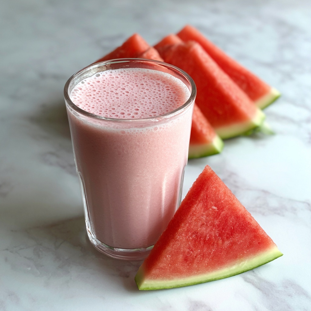 Watermelon Smoothie: The Ultimate Refreshing Summer Drink Recipe - Recipe Image