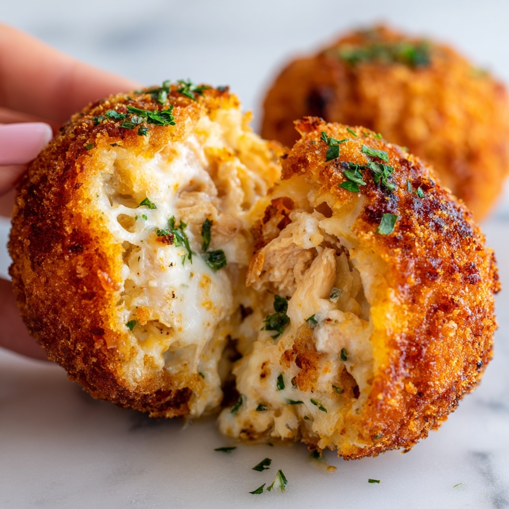 Crispy Potato Croquettes with Creamy Chicken Filling Recipe - Recipe Image