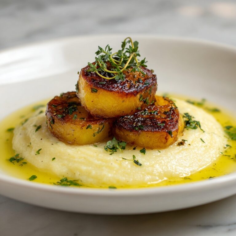 Parsnip and Cauliflower Puree with Roasted Garlic and Rosemary Recipe