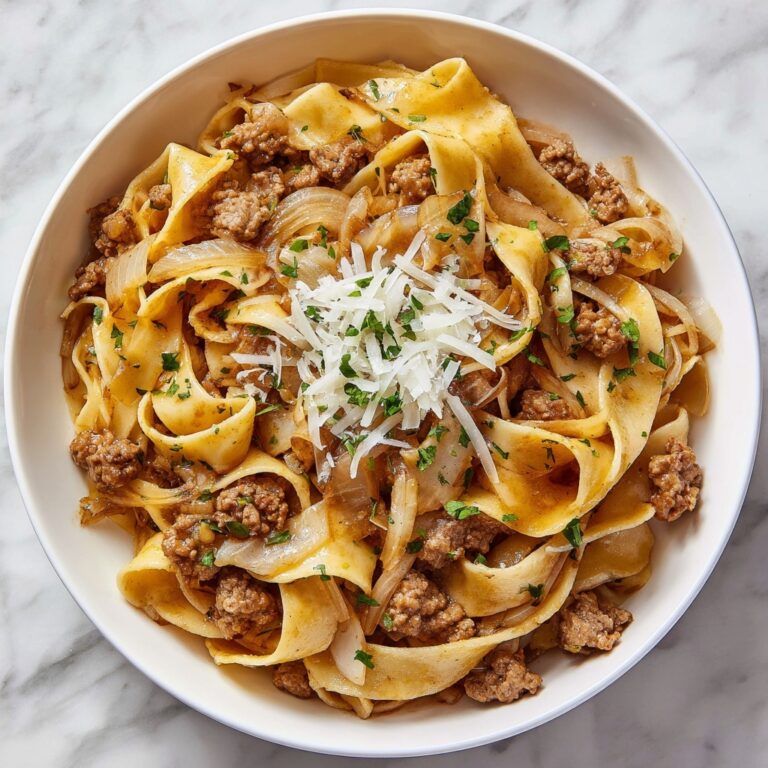 French Onion Beef and Noodles Recipe