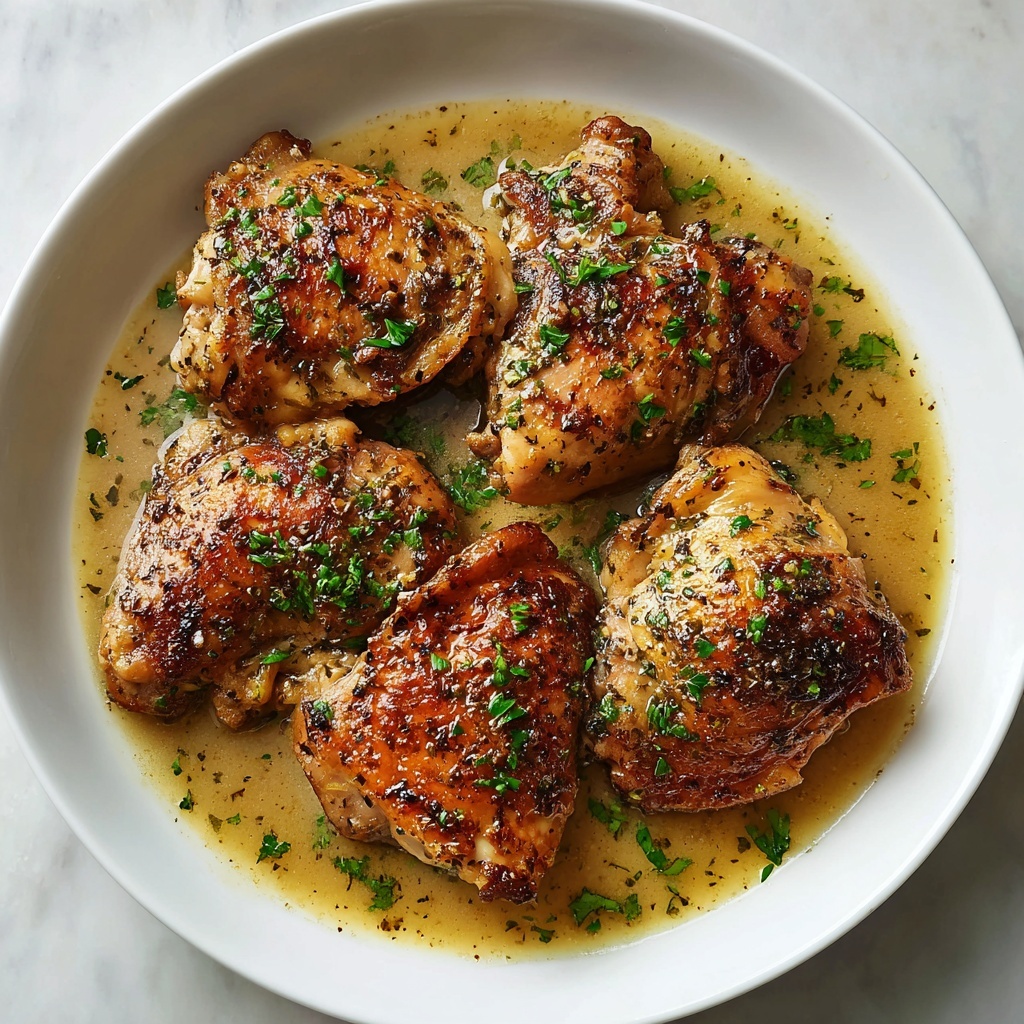 Instant Pot Lemon Butter Chicken Thighs Recipe - Recipe Image