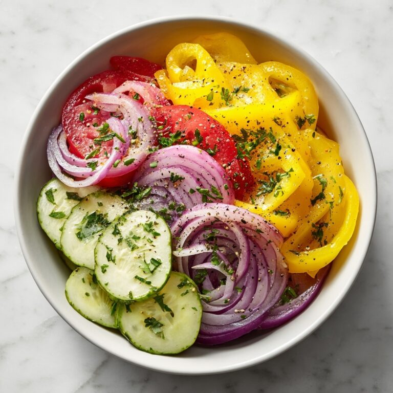 Cucumber Sweet Pepper Salad Recipe