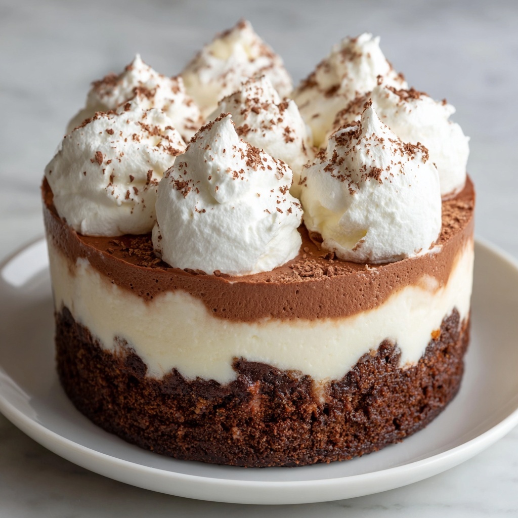 Hot Chocolate Meringue Cake Recipe - Recipe Image