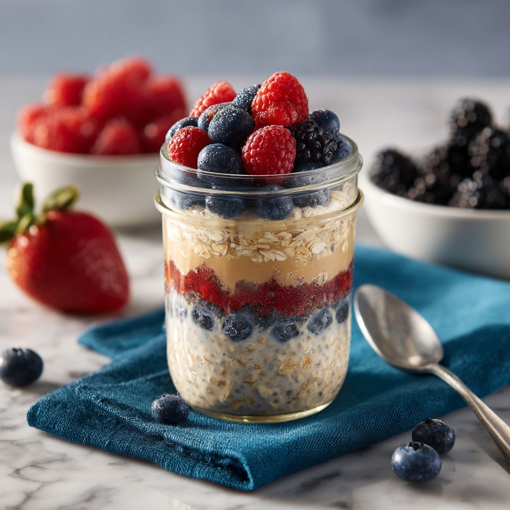 Berry Blast Overnight Oats Recipe - Recipe Image